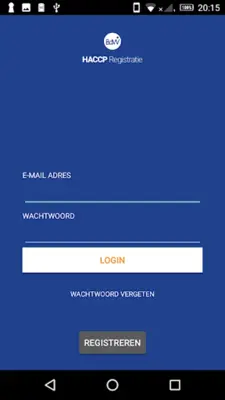 HACCP Registratie android App screenshot 2